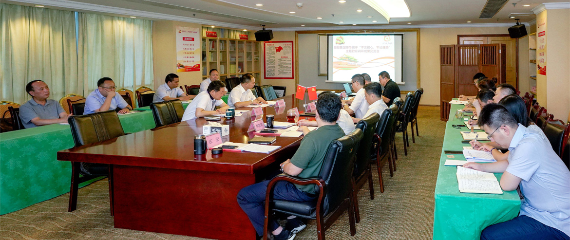 尊龙凯时集团领导班子召开“不忘初心、牢记使命”主题教育调研成果交流会